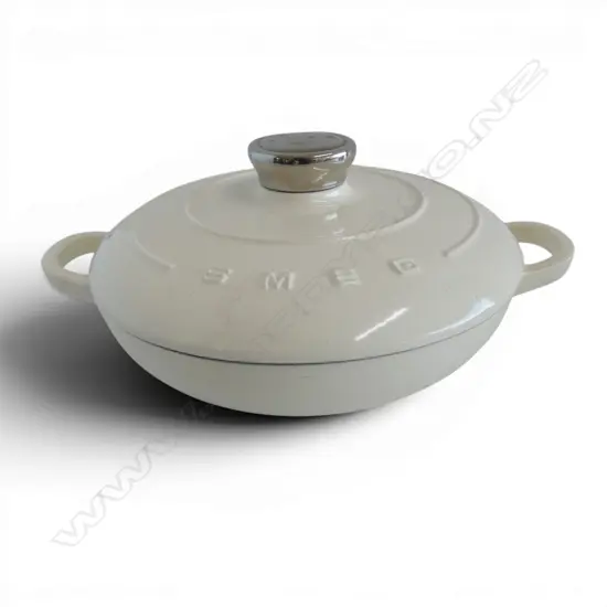  SMEG CAST IRON LIDDED PAN, Dia.270mm