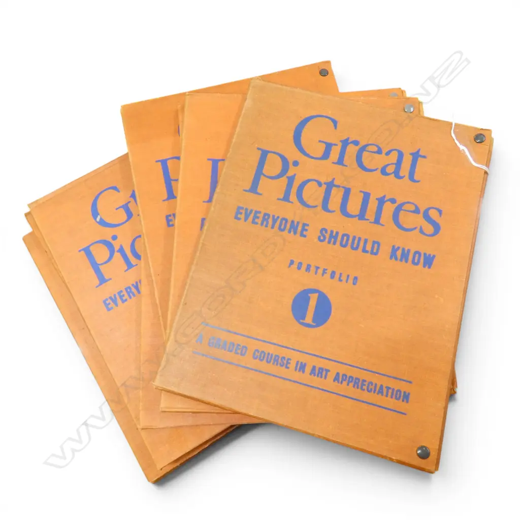 8 VOLUMES ART BOOKS SERIES 'GREAT PICTURES EVERYONE SHOULD KNOW' Image 1++