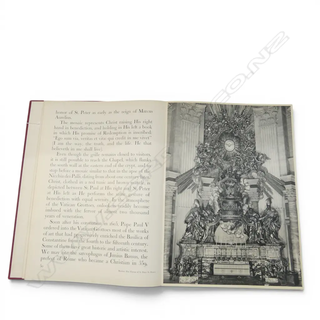 LG ART BOOK 'THE VATICAN' THAMES & HUDSON 1964, BINDING AF H.435mm Image 1++