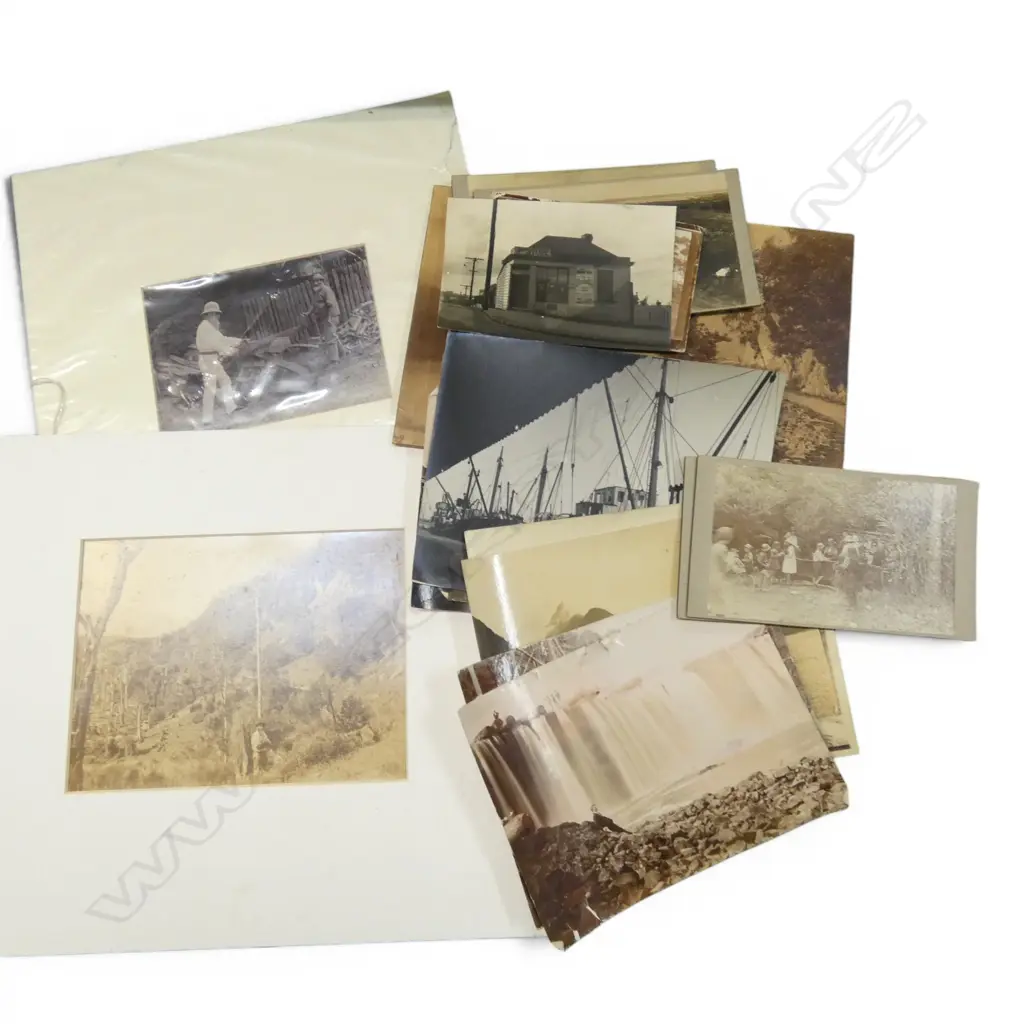 COLLECTION OF LATE 19TH - EARLY 20THC. PHOTOGRAPHY - LANDSCAPES, PEOPLE AT WORK, PORTS, ETC Image 1++