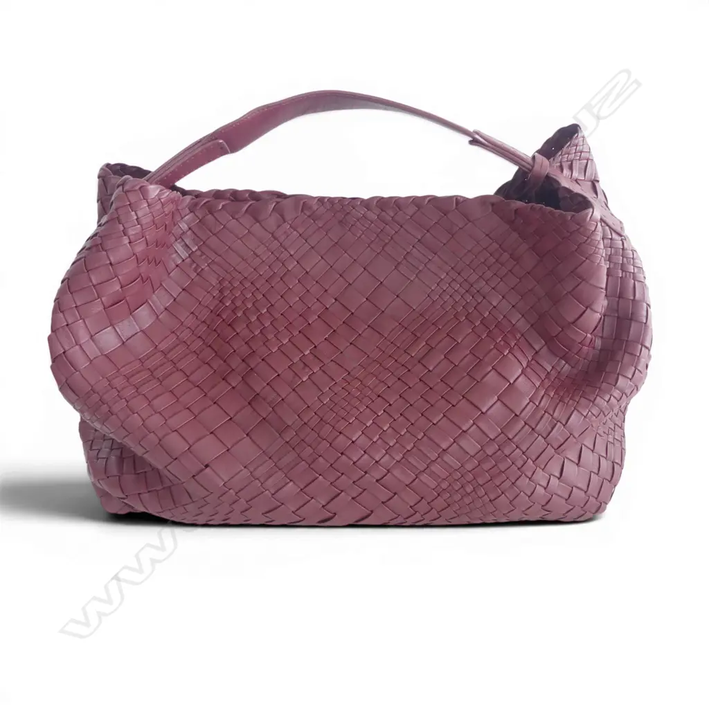 ETIENNE AIGNER 'LE BORSE' WOVEN LEATHER HANDBAG SERIAL EA180 W.400mm Image 1++