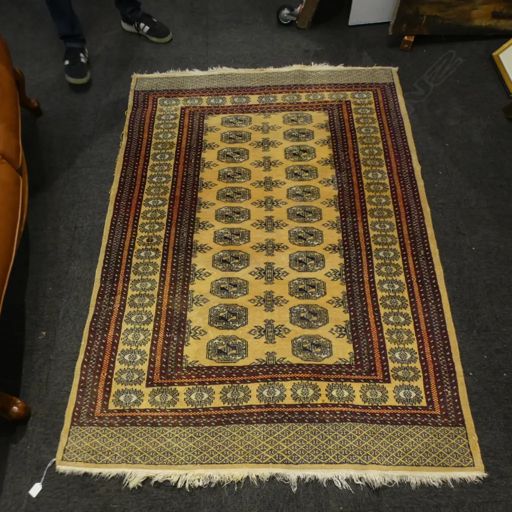 HAND KNOTTED WOOL PILE RUG 1750x1280mm Image 1++