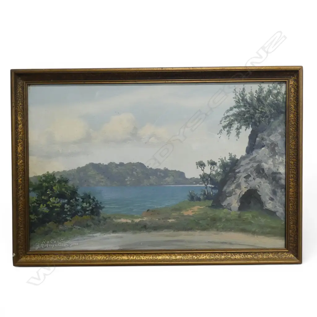 J. R MAYCLAIR JNR, 'LAKE ROTOITI' OIL ON BOARD, SIGNED AND TITLED, 285 X 440mm Image 1++