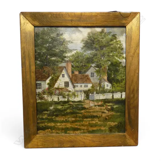 SIGNED AMERICAN OIL COUNTRY HOUSE S F PULLMAN H320 W270MM