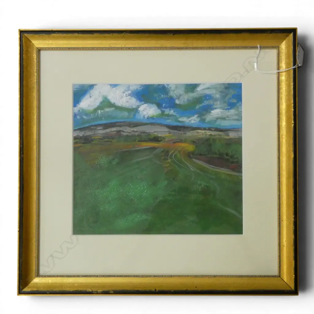 DENIS ROUSSEL 'LIEU DIT : LA JASSE' ACRYLIC ON COTTON, 2001 240x270mm Image 1++