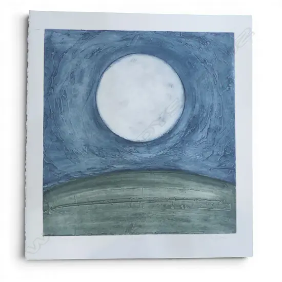 ROY DALGARNO, MOON 14/20, LITHOGRAPH, H.500x460mm, signed & dated '85