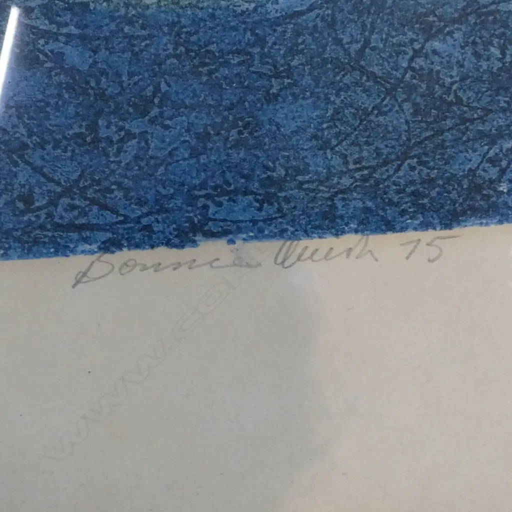 BONNIE QUIRK (NZ b.1932) 'COUNTER POINT (GREEN STATE)' PRINT 12/50, SIGNED & DATED '75 445x755mm Image 1++
