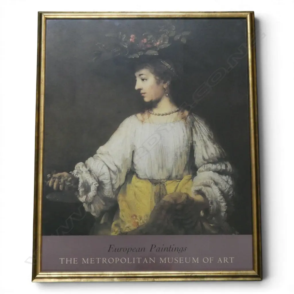 FRAMED METROPOLITAN MUSEUM PRINT, H.810 x 645mm Image 1++