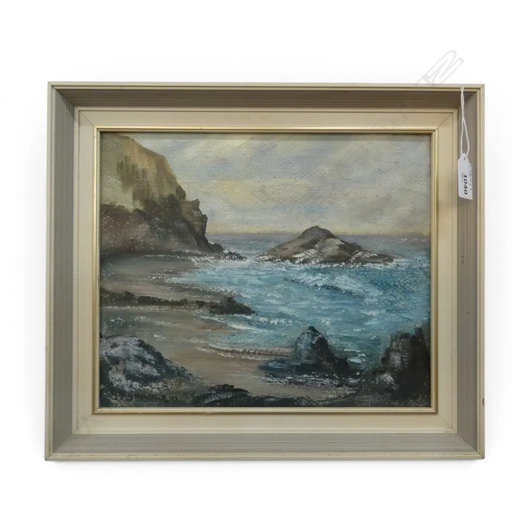 OIL ON BOARD VIEW OF LAWERS HEAD BY DORIS NEWMAN H240 L290MM Image 1++
