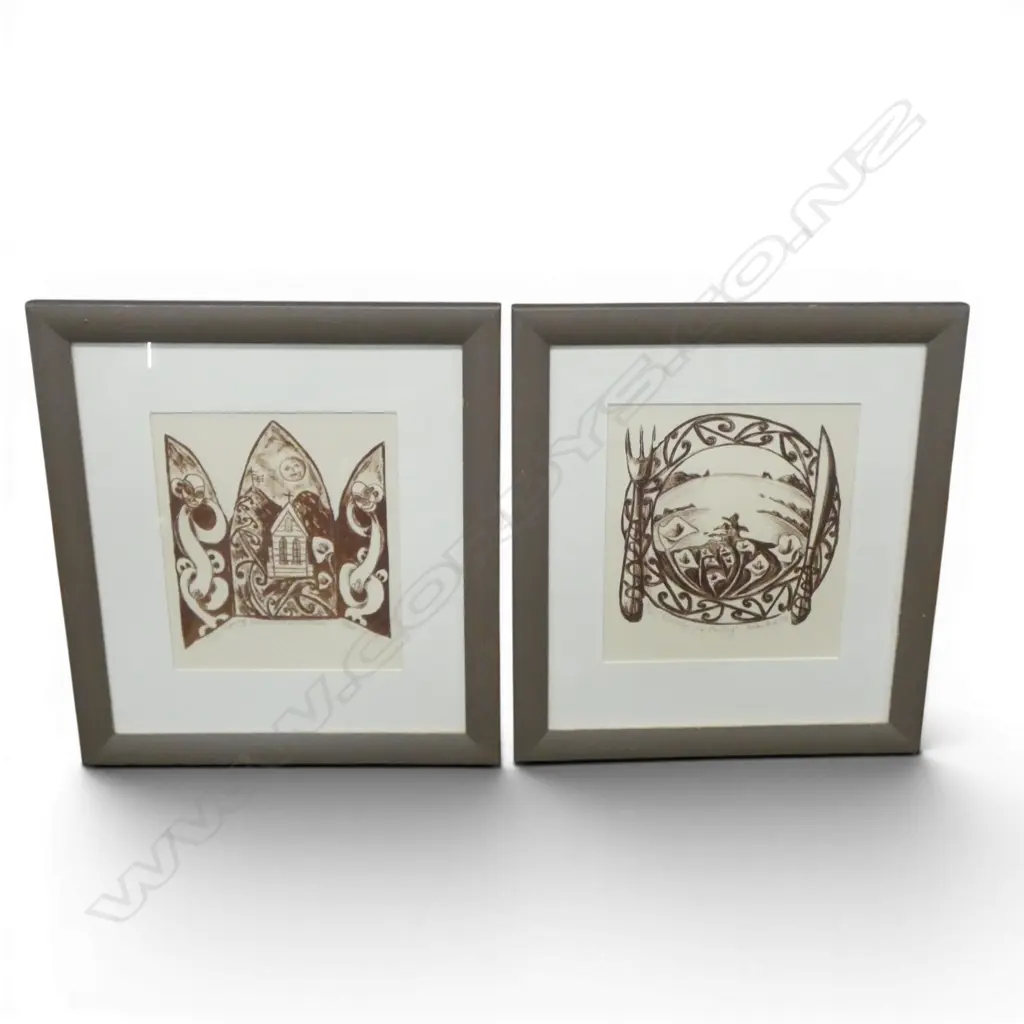 2 NUMBERED PRINTS SIGNED HELEN PICK H220 W200MM Image 1++