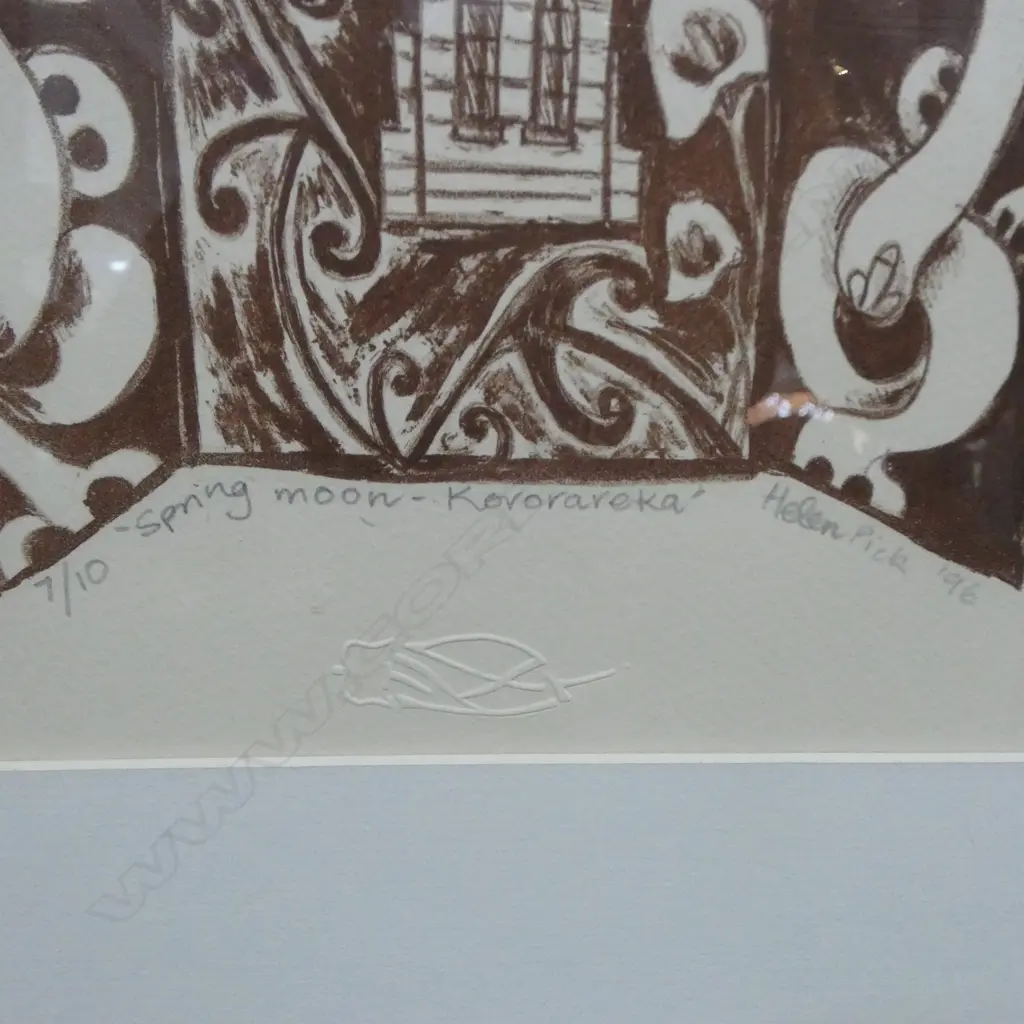 2 NUMBERED PRINTS SIGNED HELEN PICK H220 W200MM Image 1++