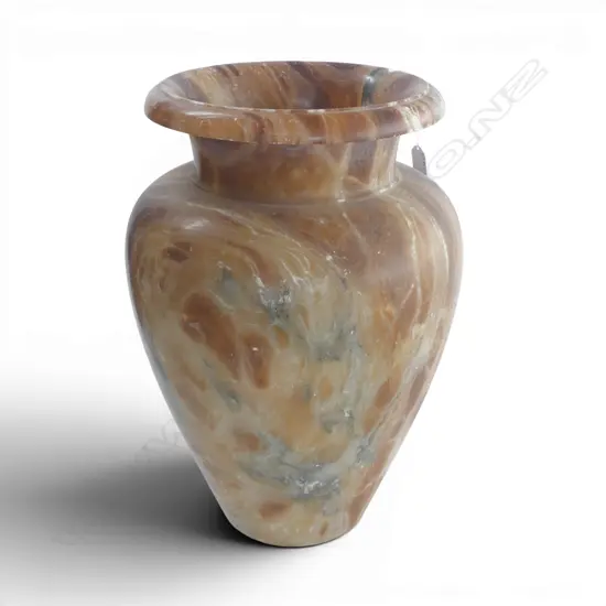 IMPRESSIVE LARGE ALABASTER VASE H480 MM