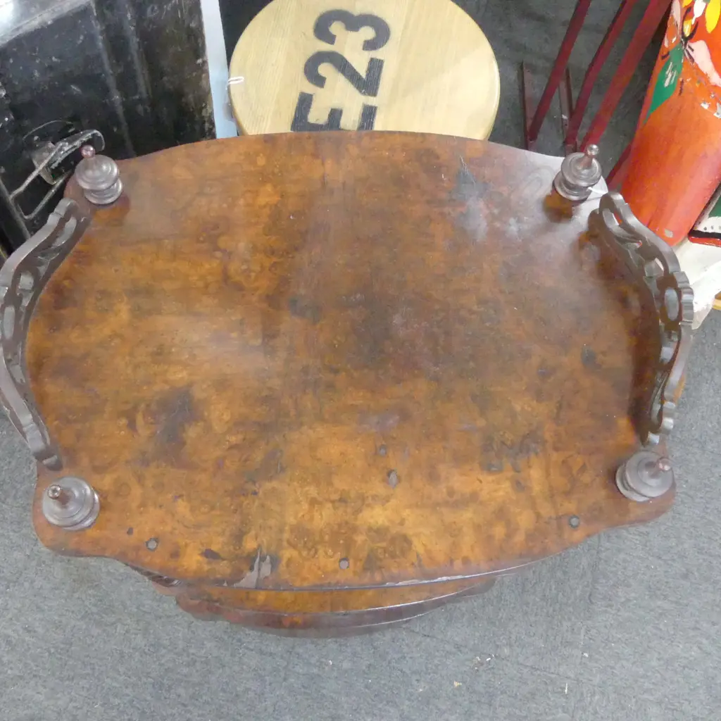 VICTORIAN WALNUT MUSIC STAND 600x440x850mm Image 1++