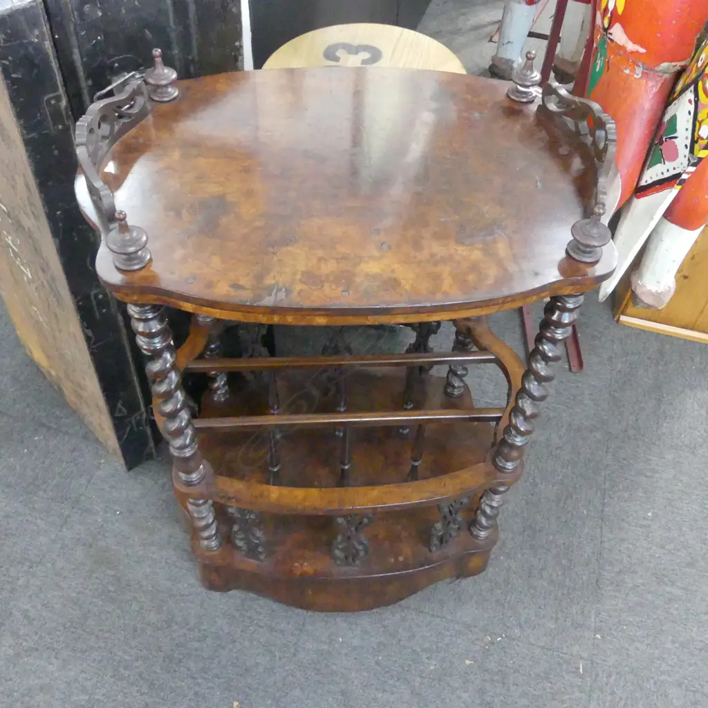 VICTORIAN WALNUT MUSIC STAND 600x440x850mm Image 1++