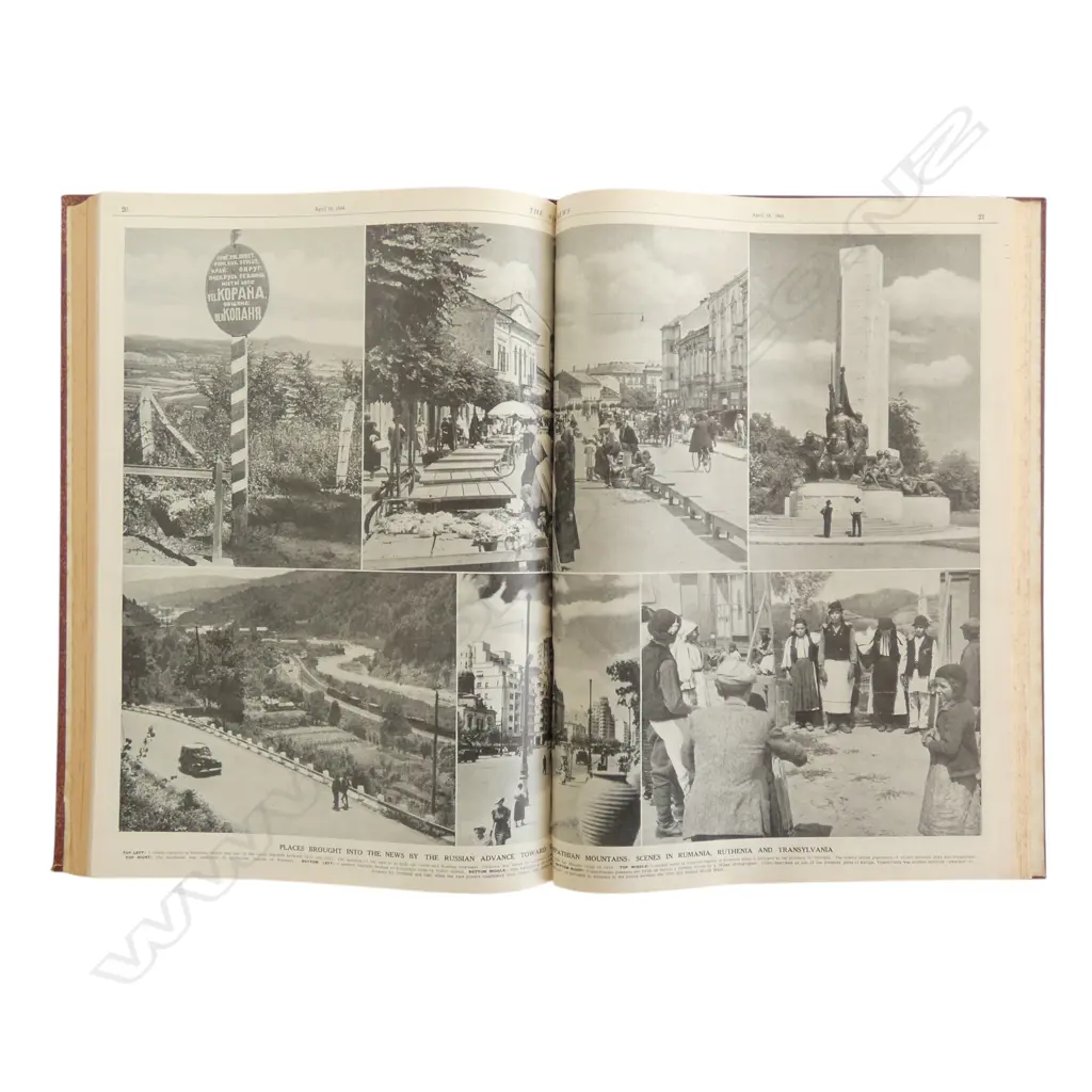 BOUND VOLUME PHOTO SECTIONS AUCKLAND WEEKLY NEWS Sept. 1943 - August 1944 WW2 Image 1++