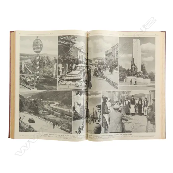 BOUND VOLUME PHOTO SECTIONS AUCKLAND WEEKLY NEWS Sept. 1943 - August 1944 WW2