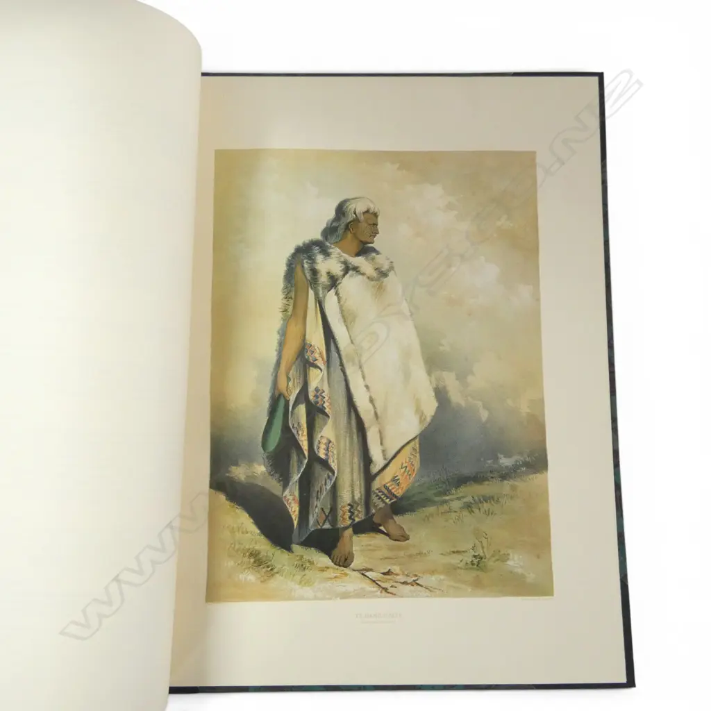 1977 FACSIMILE R. A. OLIVER 'SKETCHES IN NEW ZEALAND' 26/500 590x460mm Image 1++