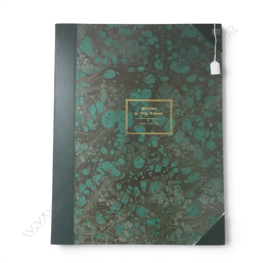 1977 FACSIMILE R. A. OLIVER 'SKETCHES IN NEW ZEALAND' 26/500 590x460mm Image 1++