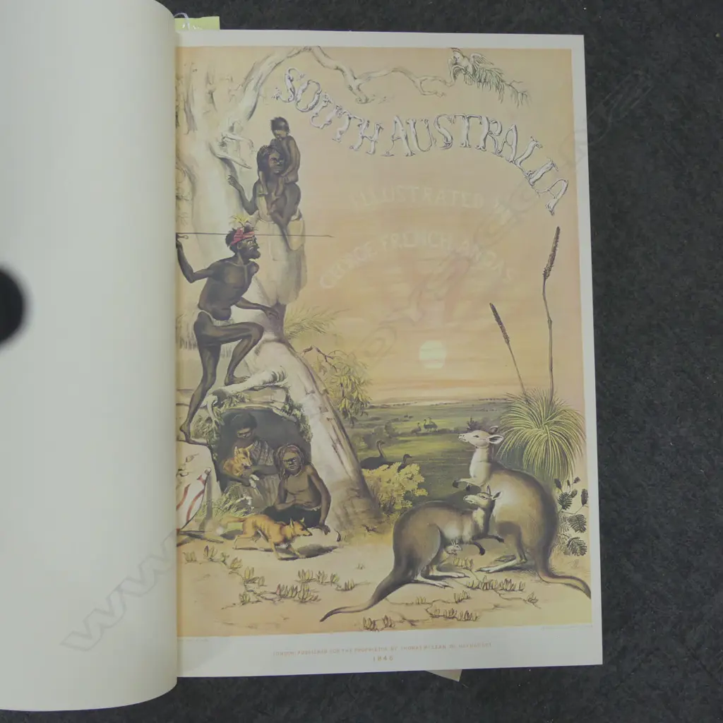 LGE FACSIMILE ED. BOOK. SOUTH AUSTRALIA ILLUSTRATED BY George French Angus Image 1++
