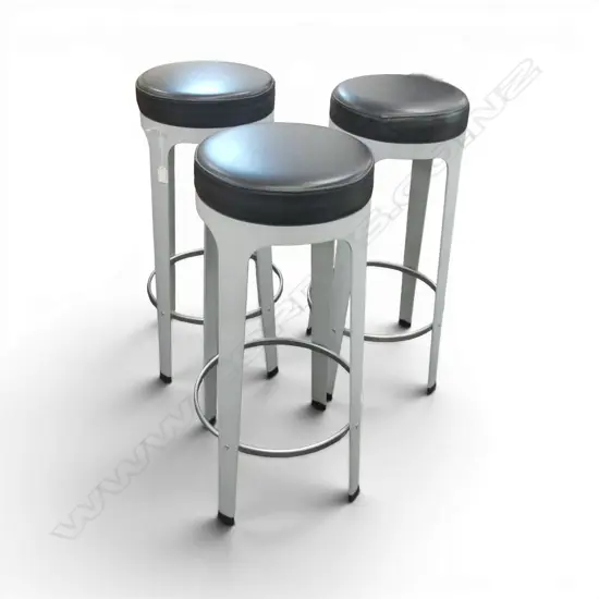 3 BAR STOOLS 'LEO' BY LAPALMA ITALY H.750mm