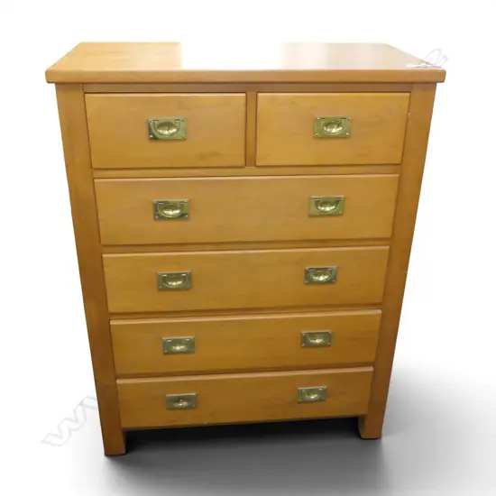 6 DRAWER KAURI TALL BOY 915x460x1175mm