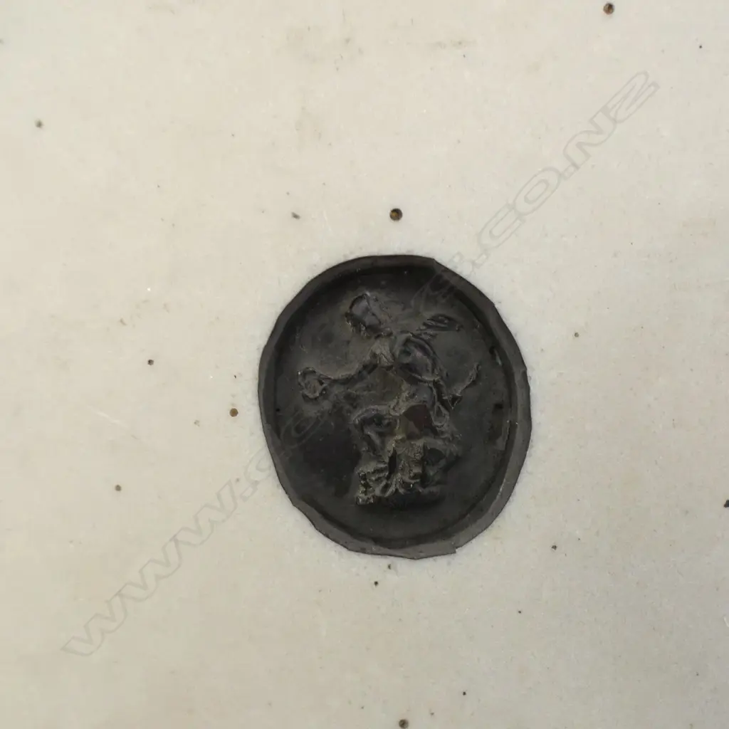A ANTIQUE FRENCH MARBLE WALL PLAQUESH430 & 330MMSIGNED FRANCOIS DUQUESNOY  BRONZE PLAQUES TO BACKS  Image 1++