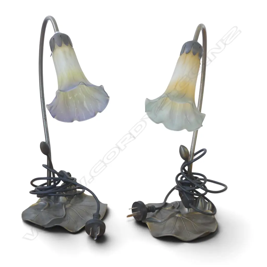 PR ART NOUVEAU STYLE LILY LAMPS H.400mm Image 1++