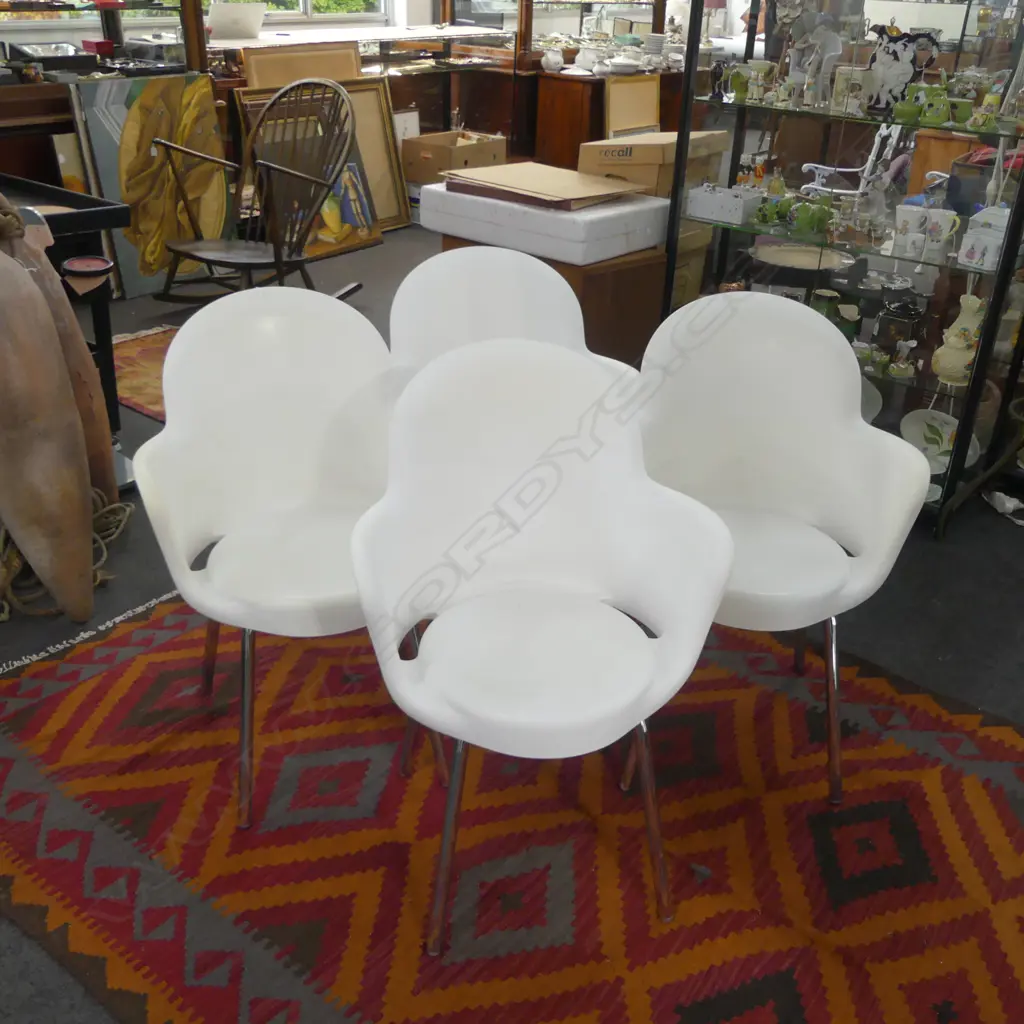 4 ITALIAN DINING CHAIRS - SINTESI 'GOGO' Image 1++