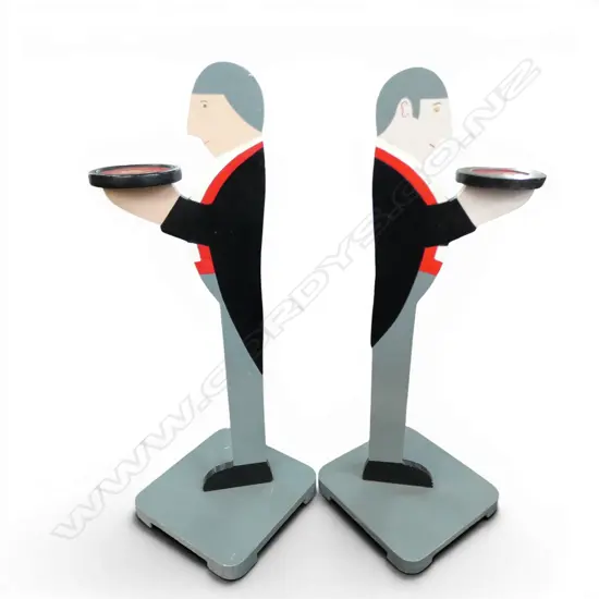 PR WOODEN WAITER FIGURES H.800mm
