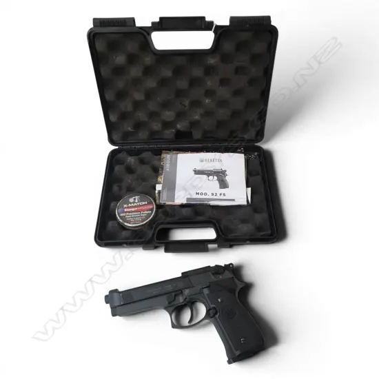 BERETTA MODEL 92 FS PISTOL, CASED