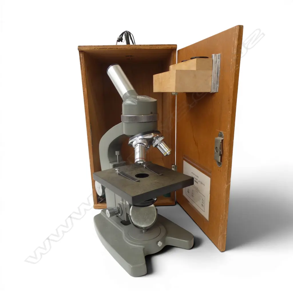 CASED MICROSCOPE BY ASA TOKYO H.375mm Image 1++