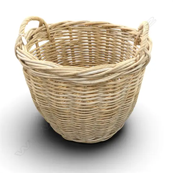 LG WOVEN CANE BASKET H.550mm, 610mm