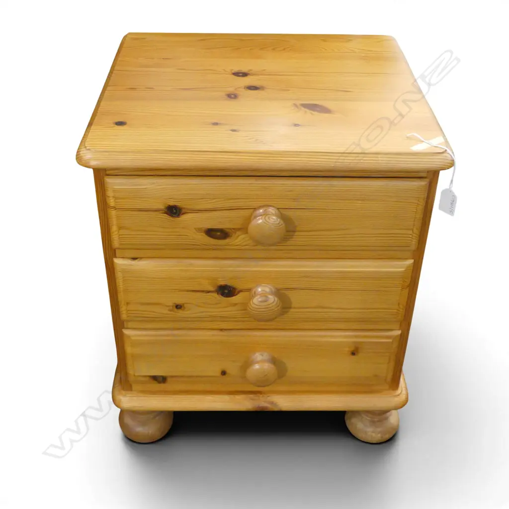 PINE BEDSIDE DRAWERS W.475mm BELLAMY ENGLAND Image 1++