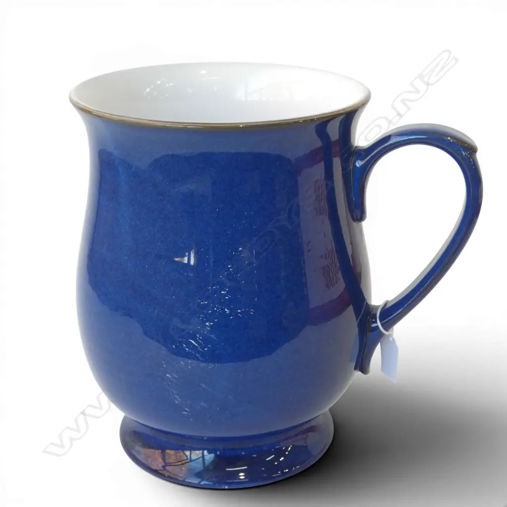 LG BLUE GLAZED MUG PLANTER H.280mm Image 1++