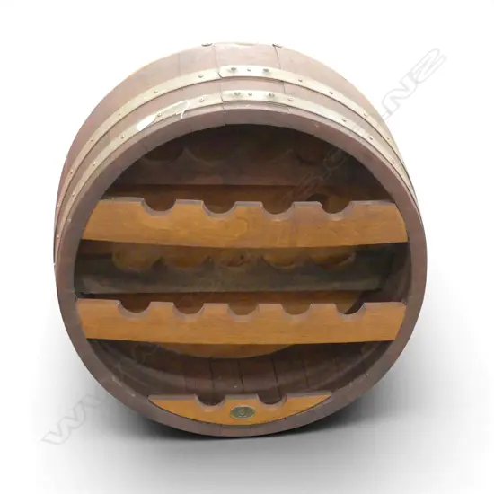 WINE COUNTRY CRAFT HALF BARREL WINE HOLDER 650mm dia / D.300mm