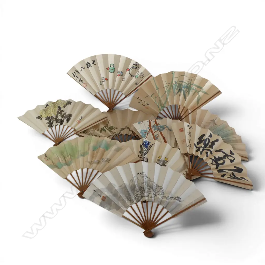10 ORIENTAL FANS Image 1++