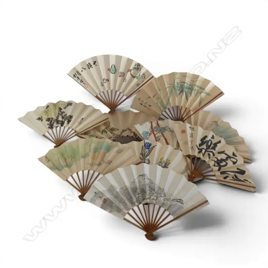 10 ORIENTAL FANS
