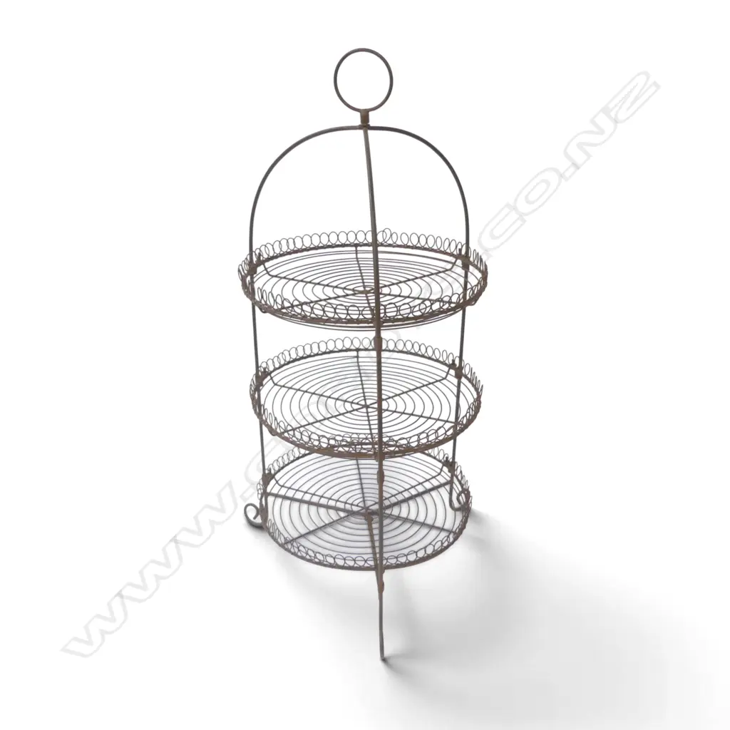 3 TIER METAL HIGH TEA STAND H.625mm Image 1++