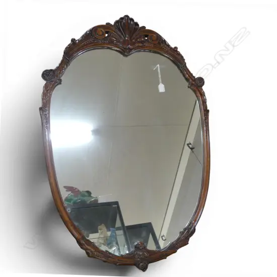 LG MIRROR, CARVED WOODEN FRAME 1050x730mm