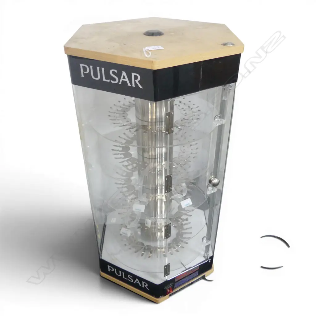 PULSAR WATCH REVOLVING SHOP DISPLAY CABINET H740 W370MM Image 1++