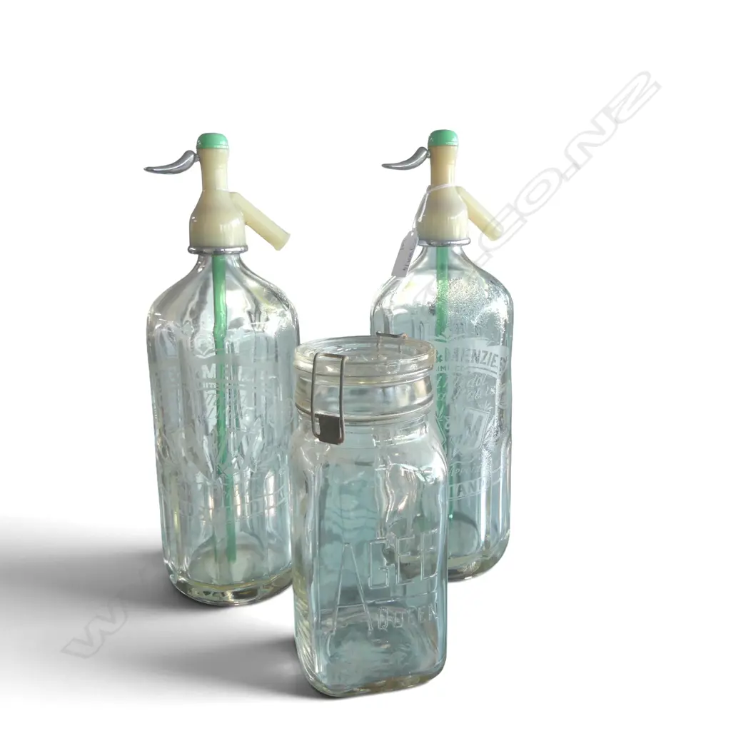 2 SODA BOTTLES H.320mm, AGEE JAR Image 1++