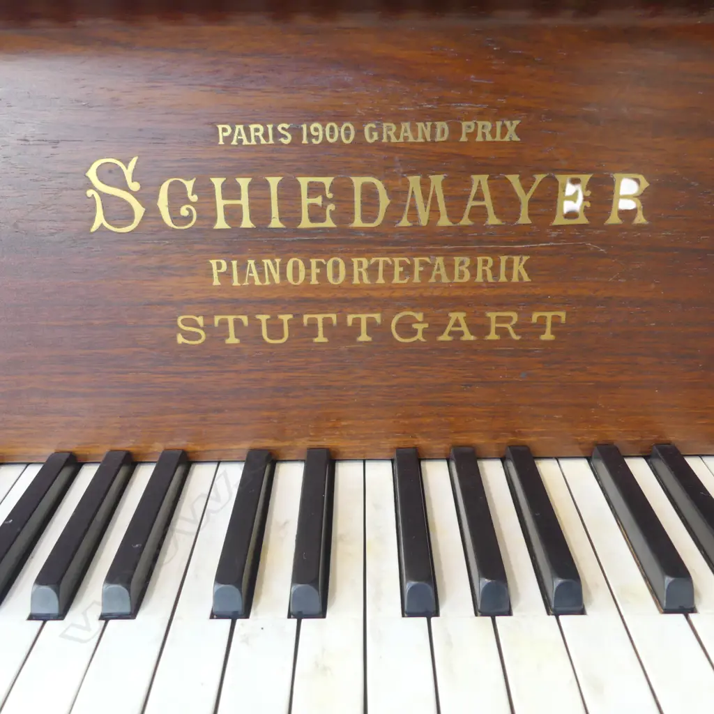 SCHIEDMAYER MAHOGANY GRAND PIANO Image 1++