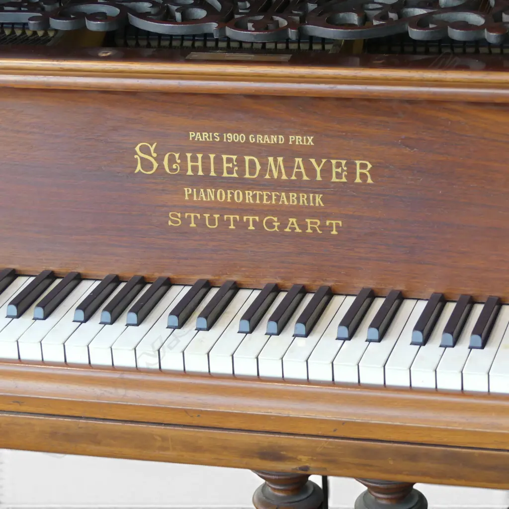 SCHIEDMAYER MAHOGANY GRAND PIANO Image 1++