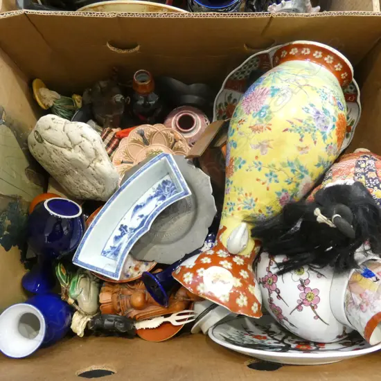 ASST. ORIENTAL ITEMS; CHINA ETC