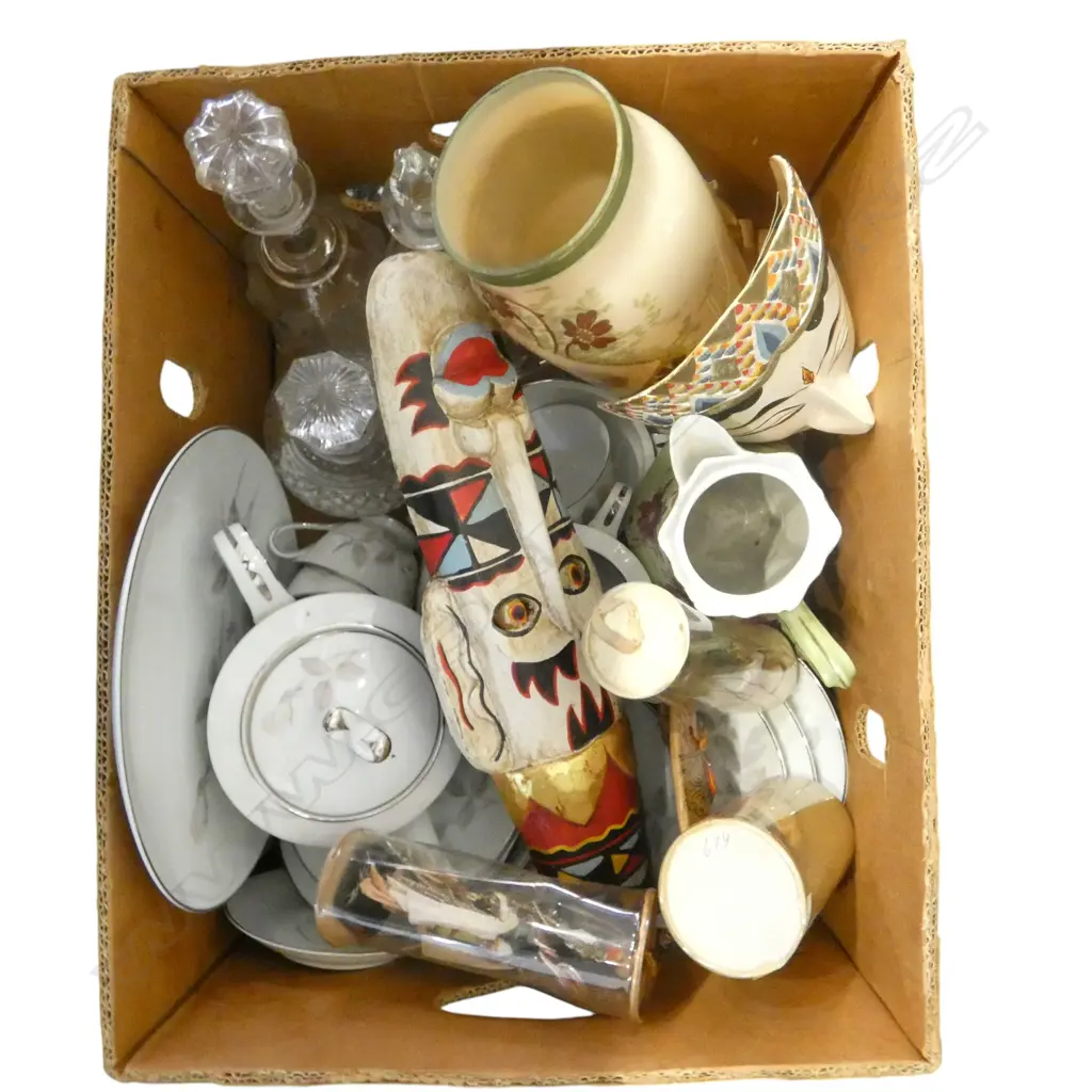 ASST. CHINA, MASKS, DOLLS ETC Image 1++