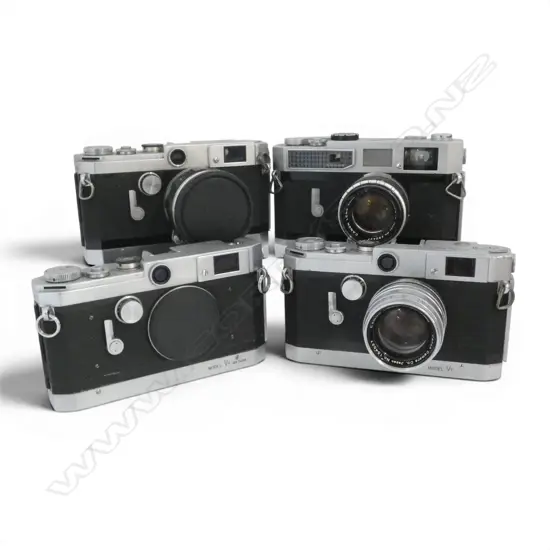 4 VINTAGE CANON CAMERAS