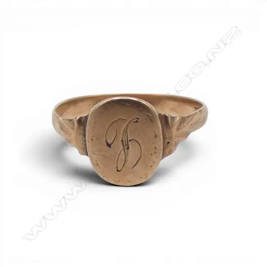 9ct GOLD SIGNET RING 1.61gms