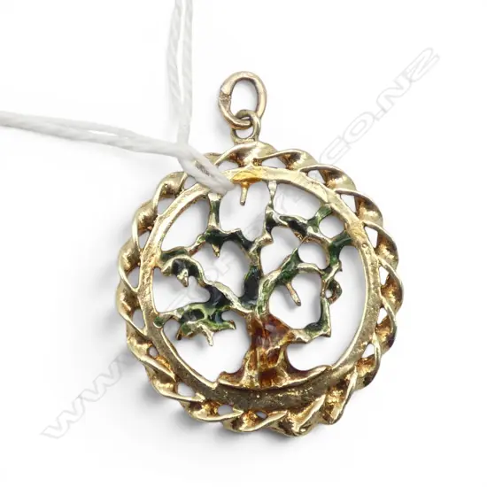 14ct GOLD TREE OF LIFE CHARM / PENDANT 4.6gms