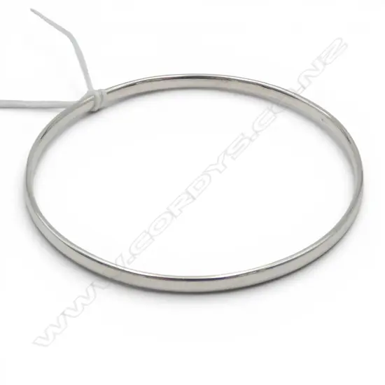 STERLING SILVER 'COMFORT CURVE' BANGLE 65mm INTERNAL DIA. 11.5GMS