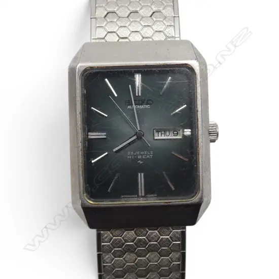 VINTAGE stylish SEIKO Automatic '23 Jewels Hi-Beat' GENT'S WRISTWATCH running 